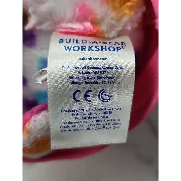 Build A Bear Rainbow Cat Stuffed Plush USED READ DESCRIPTION - Picture 8 of 10